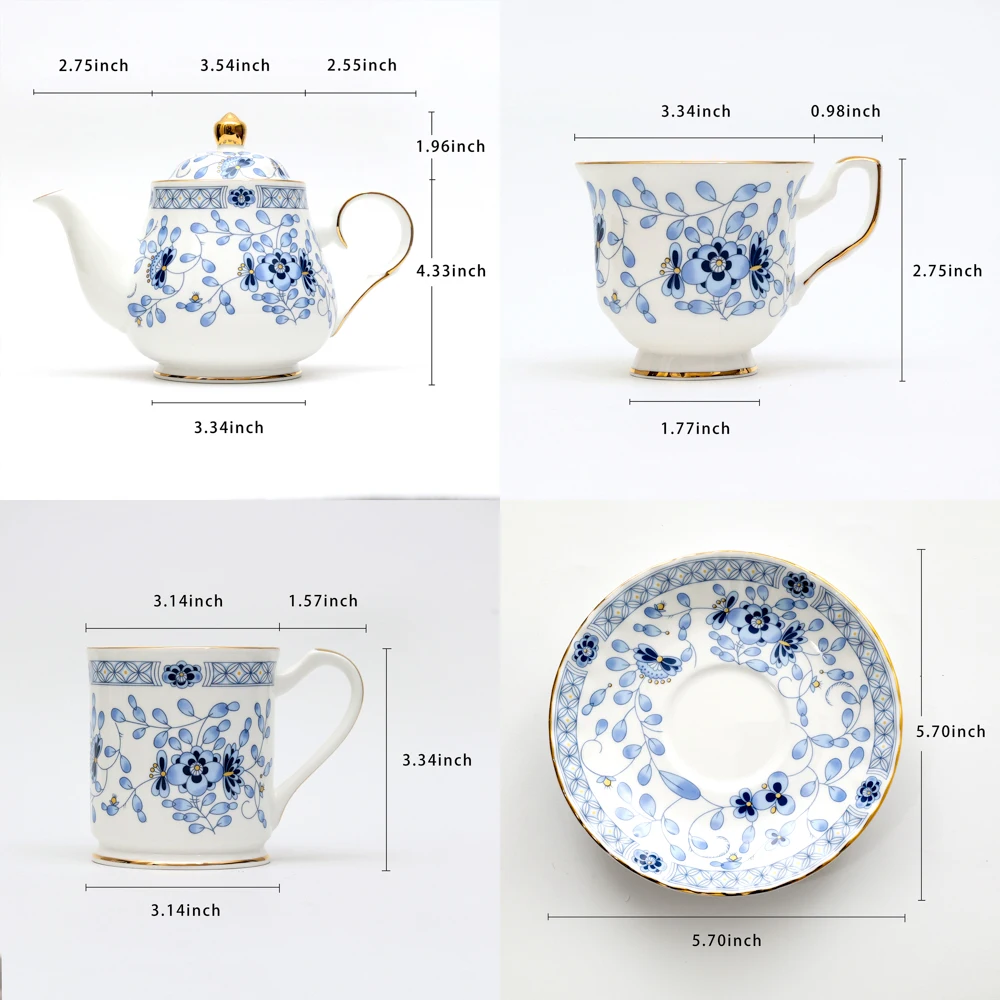 European Tea Set Italian Black Tea Home Americ