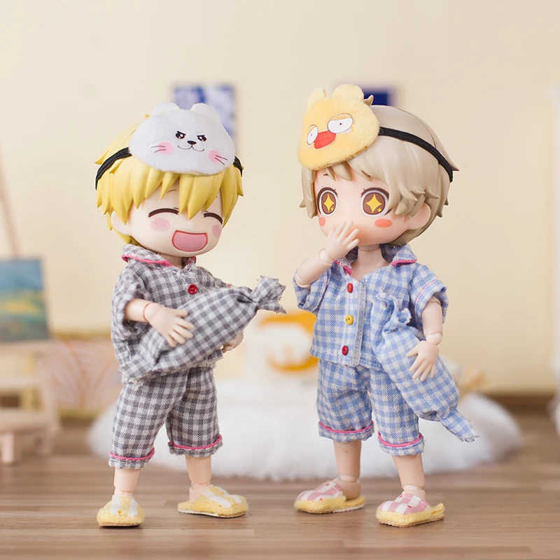 

HOUZIWA OB11 Doll Suit Pajamas Set GSC YMY 1/12 BJD Doll Clothes