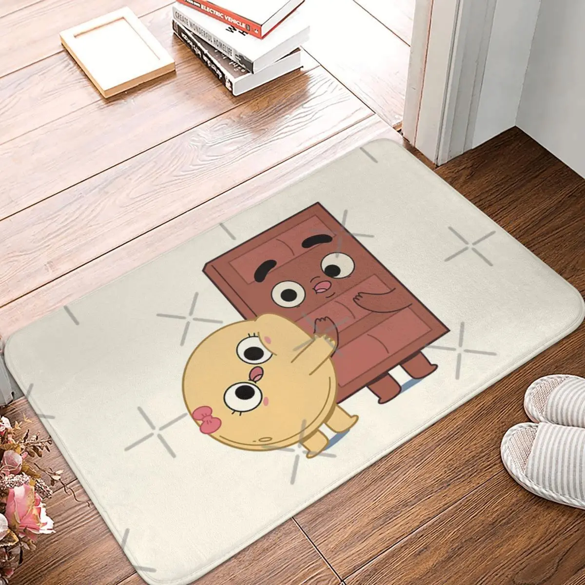 

Коврик из полиэстера с надписью Love YOU, 60x40 см