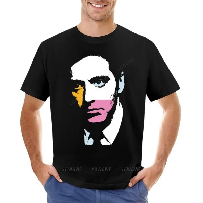Футболка с надписью Pop Art Al Pacino женские топы летние футболки круглым вырезом