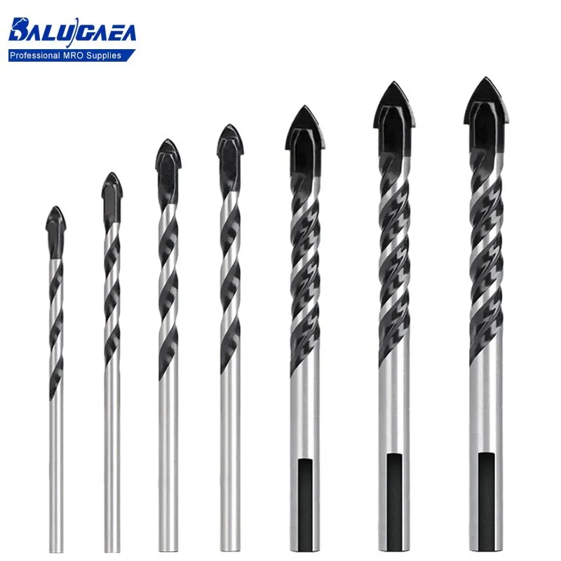 

1pc 3-12mm Steel Metal Alloy Triangle Drill Bits For Ceramic Wall Glass Concrete Hole Opener Black Cutter Nail Metal Drill