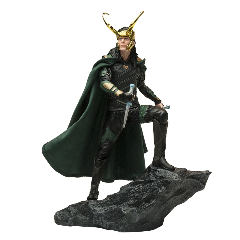 

Marvel Loki 1/10 Avengers Ragnarok Thor Scene Statue Car Figure Ornament for Kids Man Birthday Gift