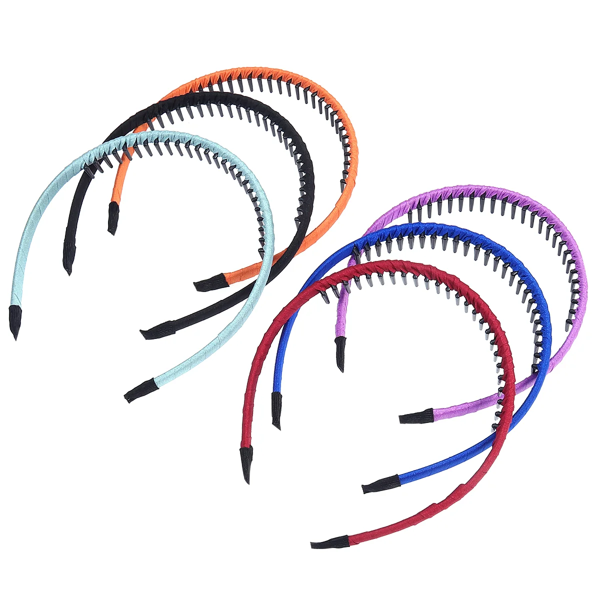 

Повязка для волос многоцветная простая практичная повязка на голову тканевая повязка для волос аксессуары для детей (6 шт., случайные цвета)