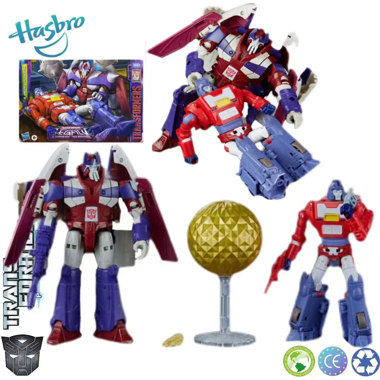 Hasbro Transformers Legacy A Hero Is Born Orion Pax Alpha Trion Sdcc Limited Double Suit Deluxe Class Original Action Figure