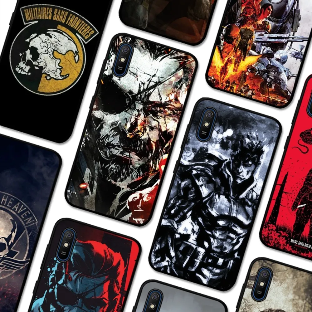 M-Metal Gear S-Solid Game Phone Case For Redmi 5 6 7 8 9 10 Plus Pro A GO K20 K30 K40 F3 Fundas