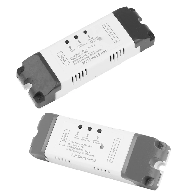 

DIY EWelink WiFi Smart Garage Door Opener Controller Receiver Voice Control, 433.92Mhz RF Remote Control Switch