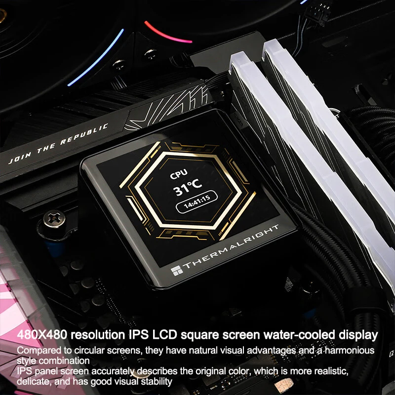 Thermalright FROZEN VISION 240 черный/белый интегрированный CPU Радиатор с водяным охлаждением