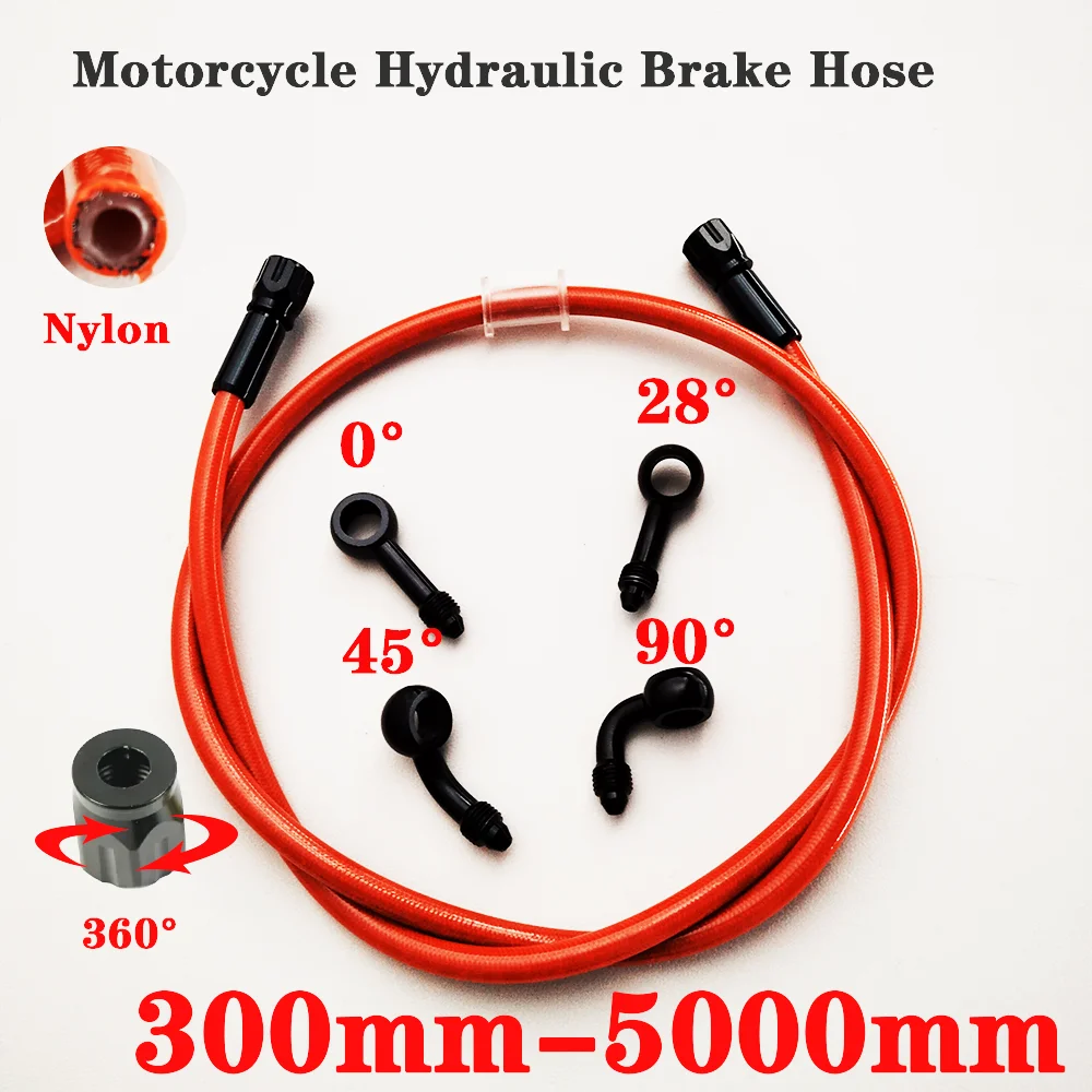 Мотоциклетный тормозной шланг AN3 плетеная тормозная линия из нержавеющей стали