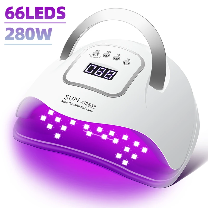 

For Nails Nail Powerful With Nail Equipment Curing For Nail Salon Motion Gel 66leds Sensing Polish All Dryer Lamp
