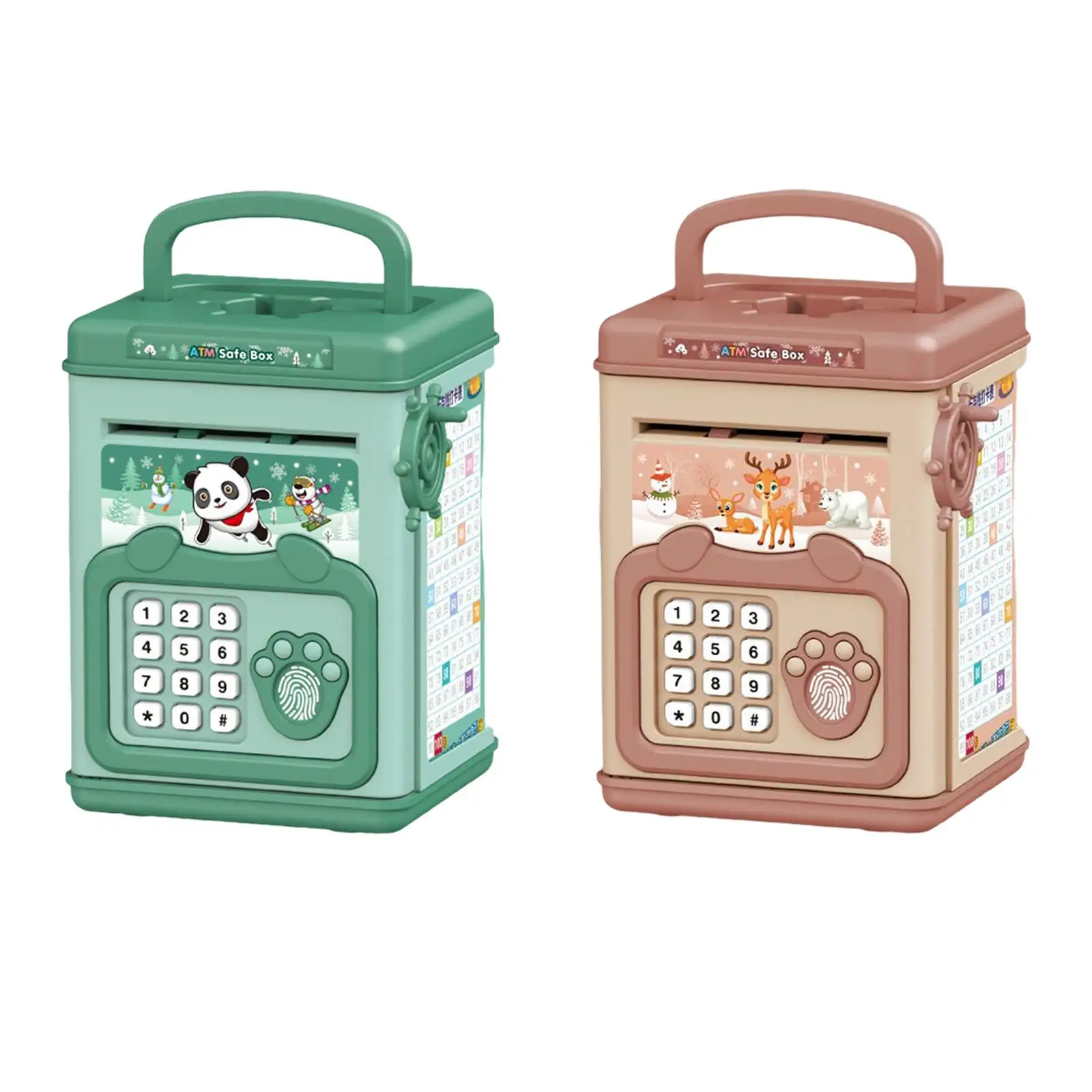 

Piggy Bank Toy Auto Scroll Cash Digital Password Money Saving Money Saver Money Box Electronic Money bank Girls Kids