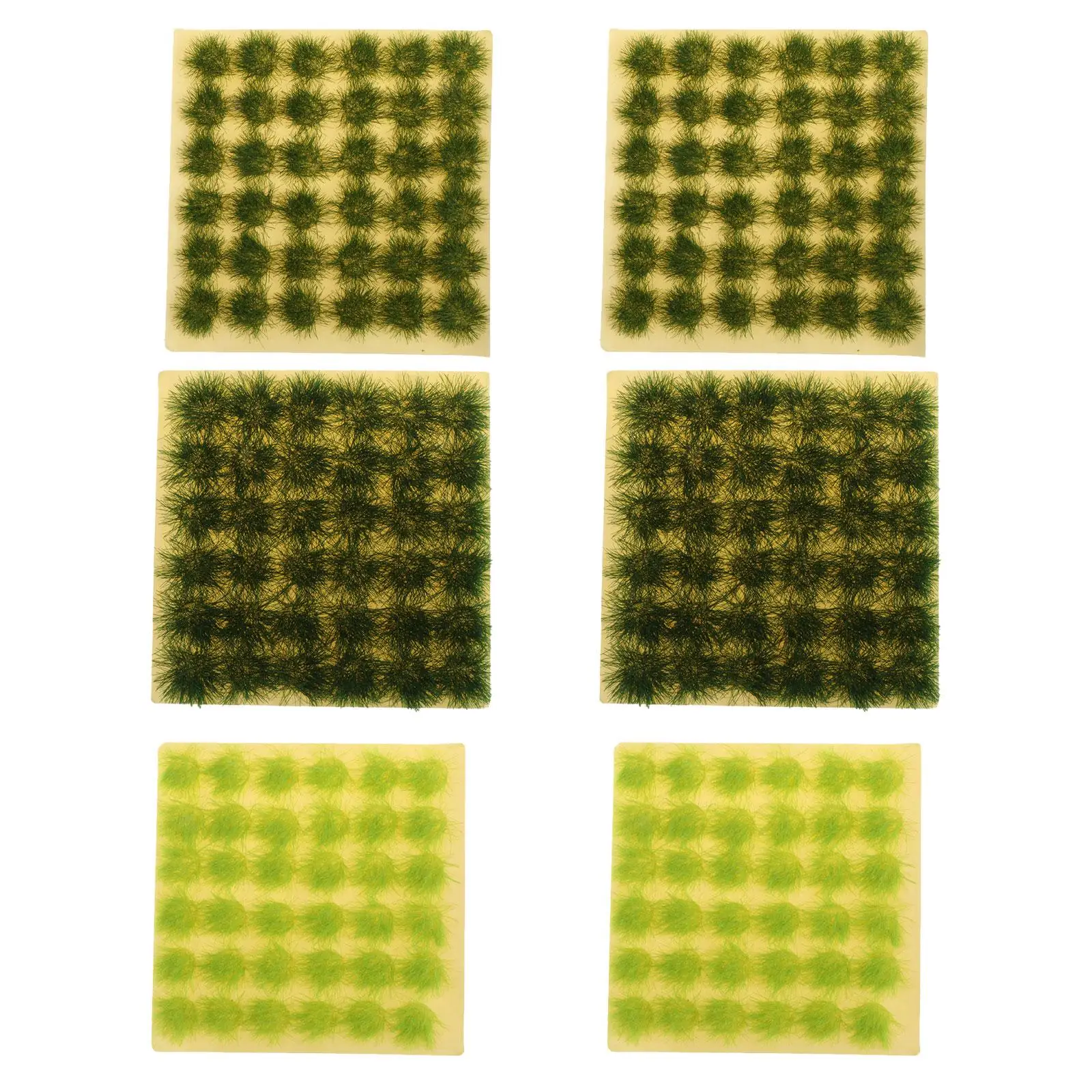 Кластерная трава миниатюрная DIY для железной дороги декоративная архитектурная