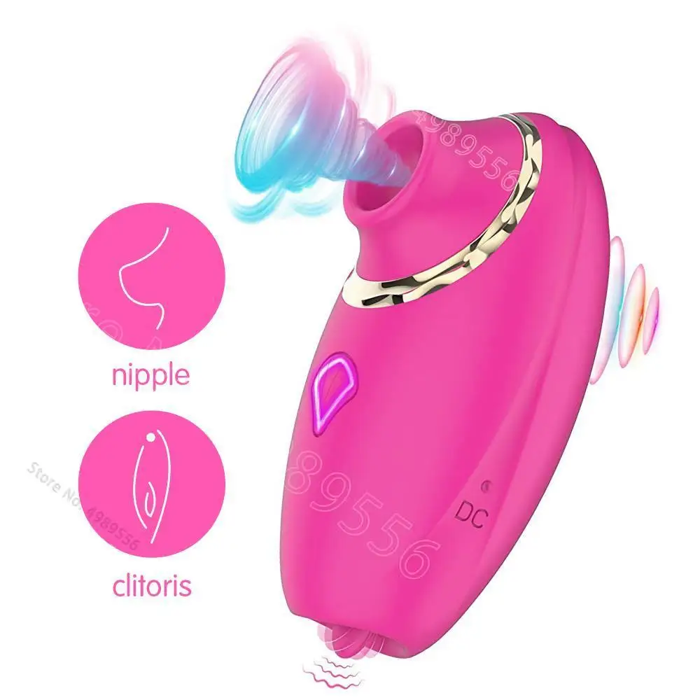 

Sucking Vibrators Sex Toys for Women 7 Speeds Nipple Massager Clitoris Sucker Stimulator Tongue Licking Masturbators Female