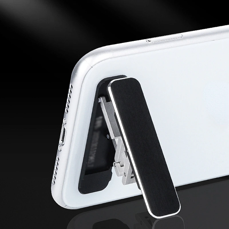 

NEW Fashion Stick On Adjustable Phone Stand for Universal Mobile Phone Self Adhesive Folding Mini Metal Phone Holder