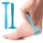 Профессиональная пластиковая ручка для удаления мозолей и омертвевшей кожи, инструменты для ухода за ногами, нож для педикюра и ухода за ступнями, быстрая Ванна