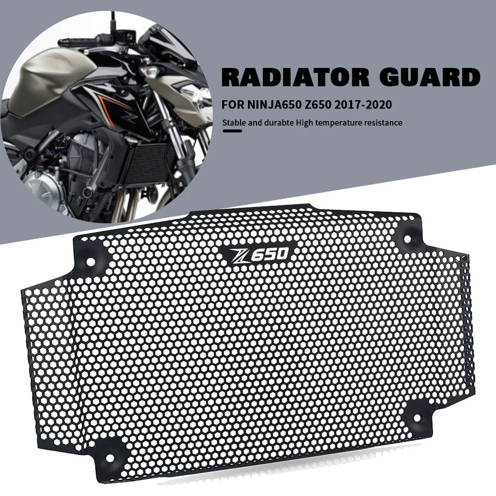

Motorcycle Accessories Radiator Guard Protector Grille Grill Cover Ninja650 Z650 For Kawasaki Ninja 650 Z650 2017 2018 2019 2020