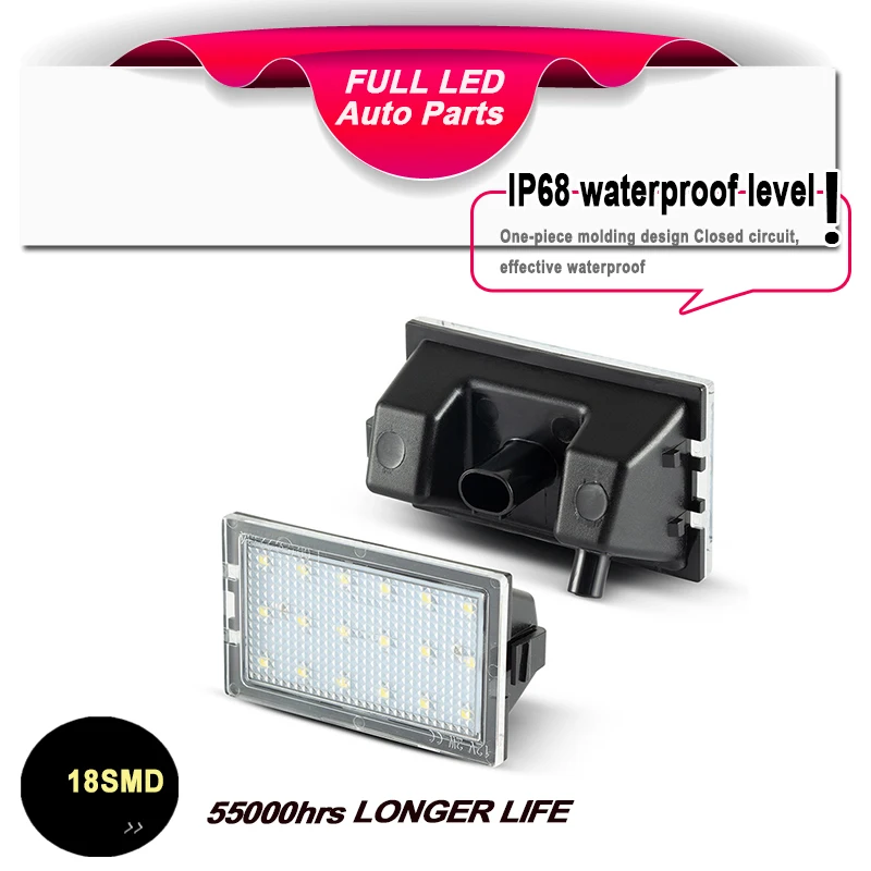 2 шт. детский номерной знак Can-bus для Land Rover LR Discovery 3 4 Freelander Range Sport L320 OEM # XFC500040