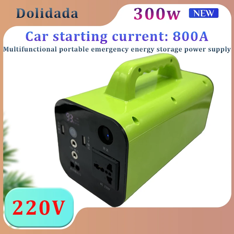 

220V K36Q Rechargeable Battery Portable Power Station Outdoor Emergency Energy Storage Power Mobile Power 300W Camping Drone RV