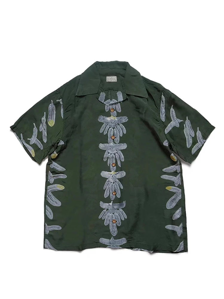 

Рубашка с коротким рукавом и воротником-стойкой, унисекс