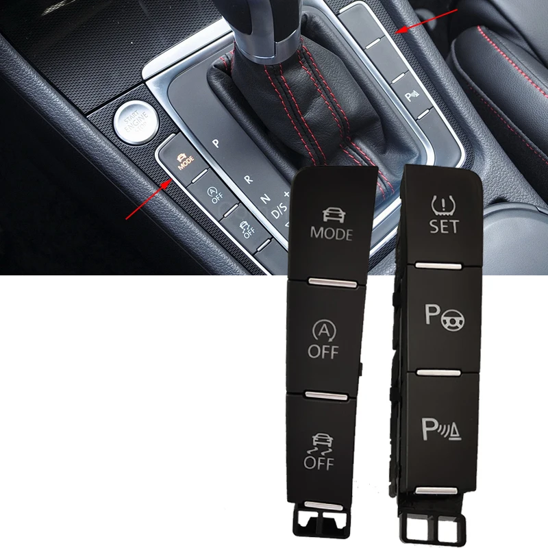 Car ESP OFF Button Start Stop Mode Driving Pattern OPS Parking Assist Model Switch For VW Golf 7 MK7 5GG927238E