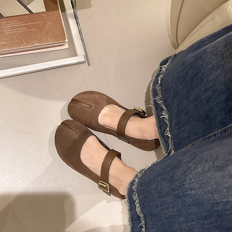 Женские туфли на плоской подошве с круглой головкой женские Мэри Джейн новинка