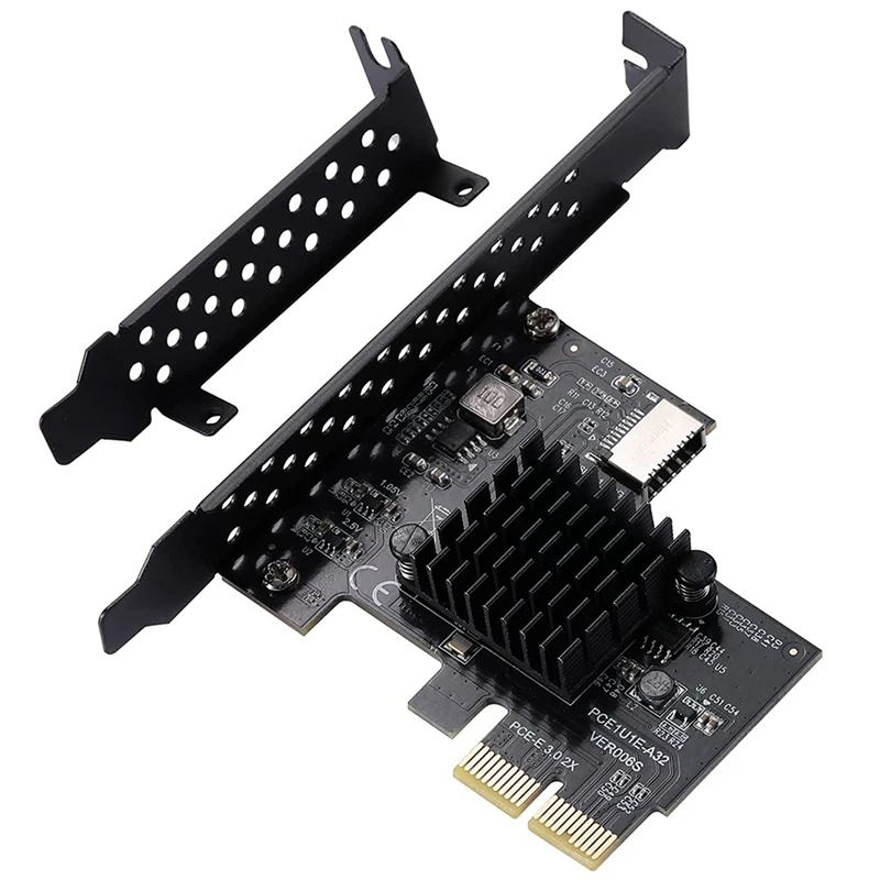 

HOT-PCI-E Riser Card PCI-E 2X to USB3.1 Front Key-A Backward Expansion Card Gen2 Expansion Card 10Gbps ASM3142 Master