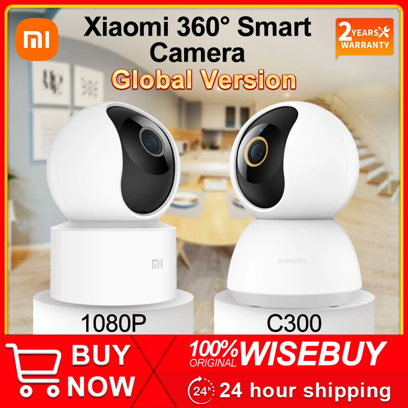 Фотокамера Xiaomi Mi 360 ° для домашней системы безопасности детский монитор C300 1296P 1080P