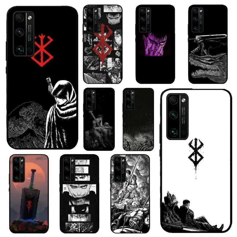 

Berserk Guts Phone Case for Huawei Honor 10 i 8X C 5A 20 9 10 30 lite pro Voew 10 20 V30
