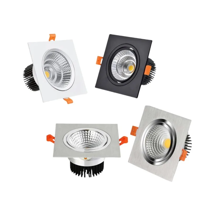 

Квадратные встраиваемые светодиодные потолочные светильники IWP 7/9/12 Вт теплый белый