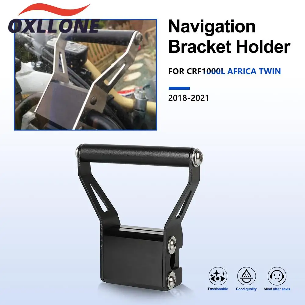 

For Honda CRF1000L Africa Twin 2018 2019 2020 2021 Accessories SMART Phone GPS Navigation Plate Bracket Handlebar Adapt Holder