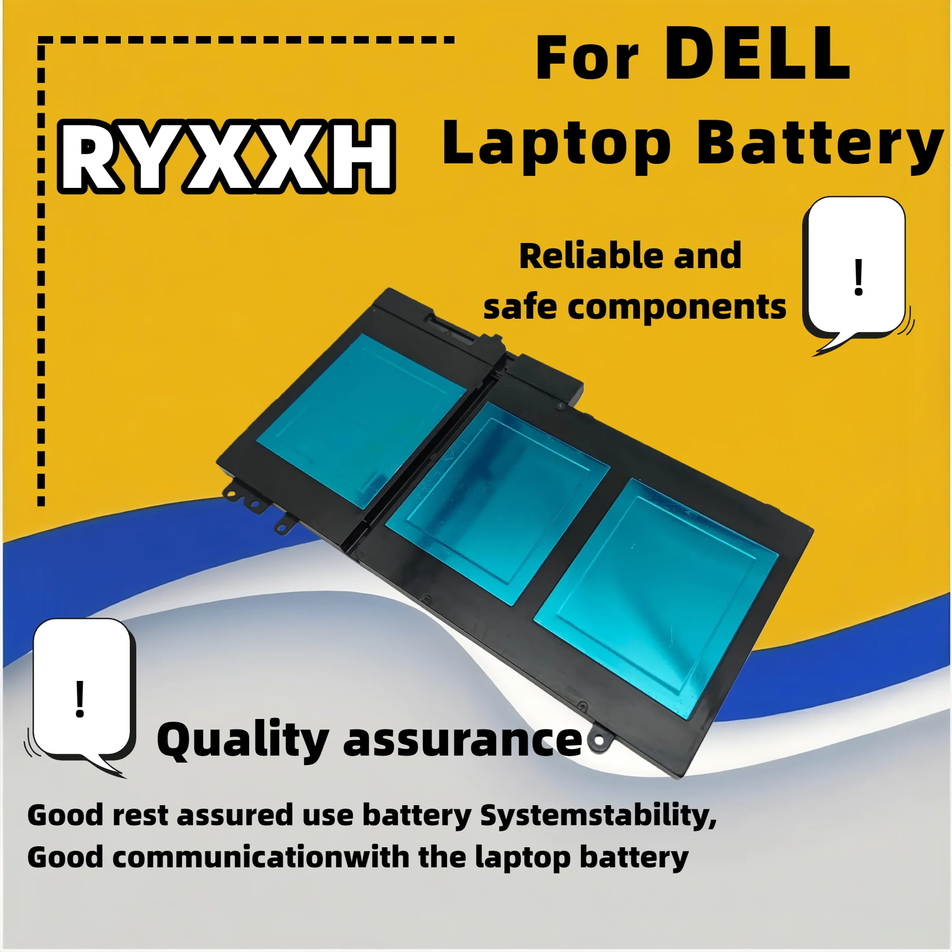 Фото FRLESUI RYXXH аккумулятор для ноутбука Dell Latitude 12 5000 11 3150 3160 3550 E5250 E5450 E5550 серии 13 месяцев гарантия №4
