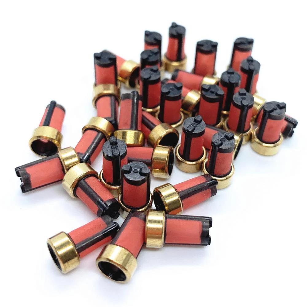 

100 шт., корзина топливной форсунки, микрофильтр ASNU003, для сервисного комплекта toyota (10,7*6*3 мм, AY-F102B)