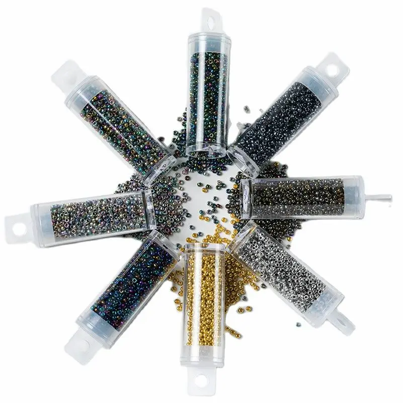 

Generic Toho Round Beads 11/0 Uniform 10g/Tube Metallic Colors Opaque 2mm Glass Seedbeads Perles