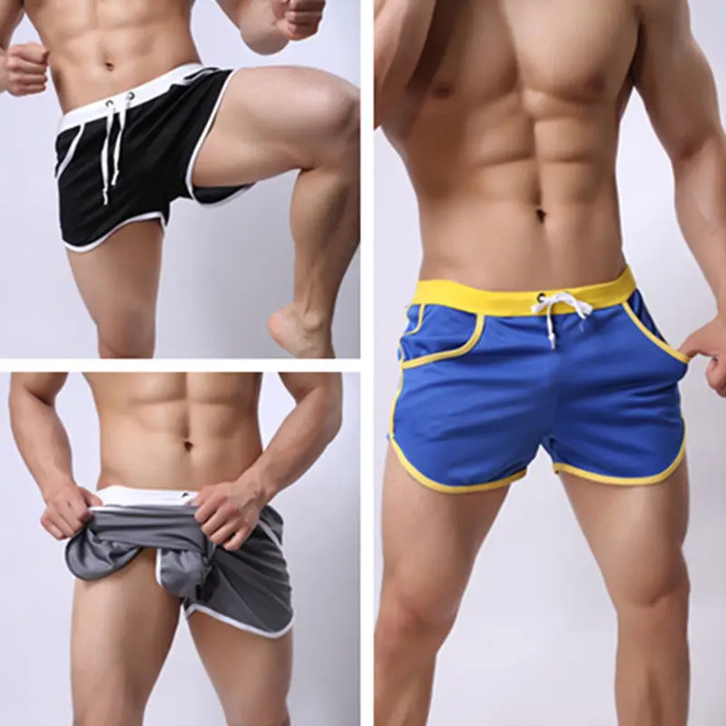 

Size M-2XL Men's Beach Shorts Men Summer Swimming Shorts Beach Pants Quick Dry Swim Shorts Running Gym Man Plus Size Trunks