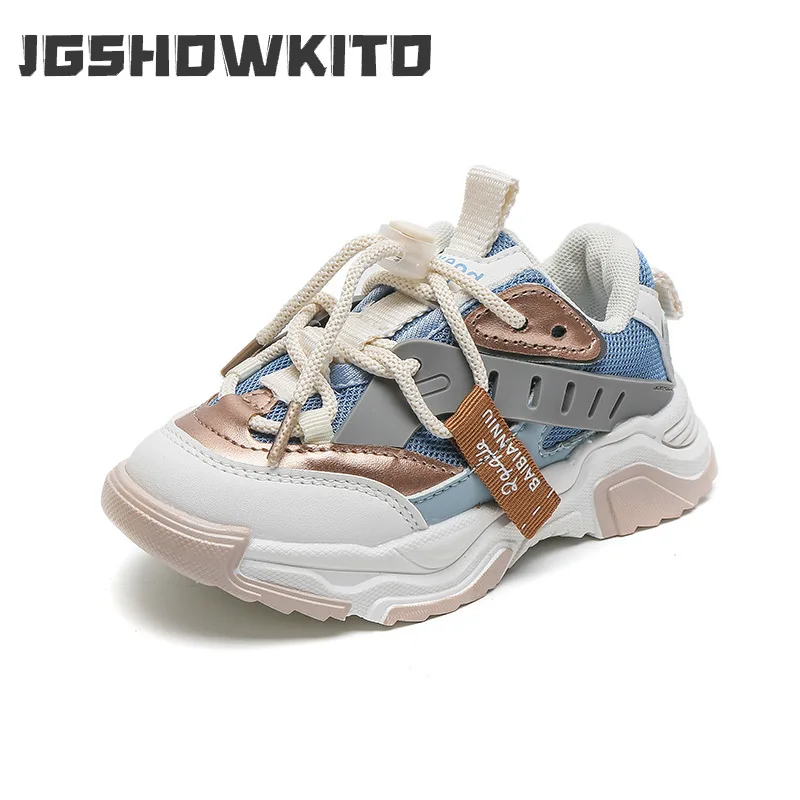 

Детская повседневная обувь, детские кроссовки для мальчиков и девочек, дышащая удобная спортивная обувь из сетчатого материала, мода 2022, ве...