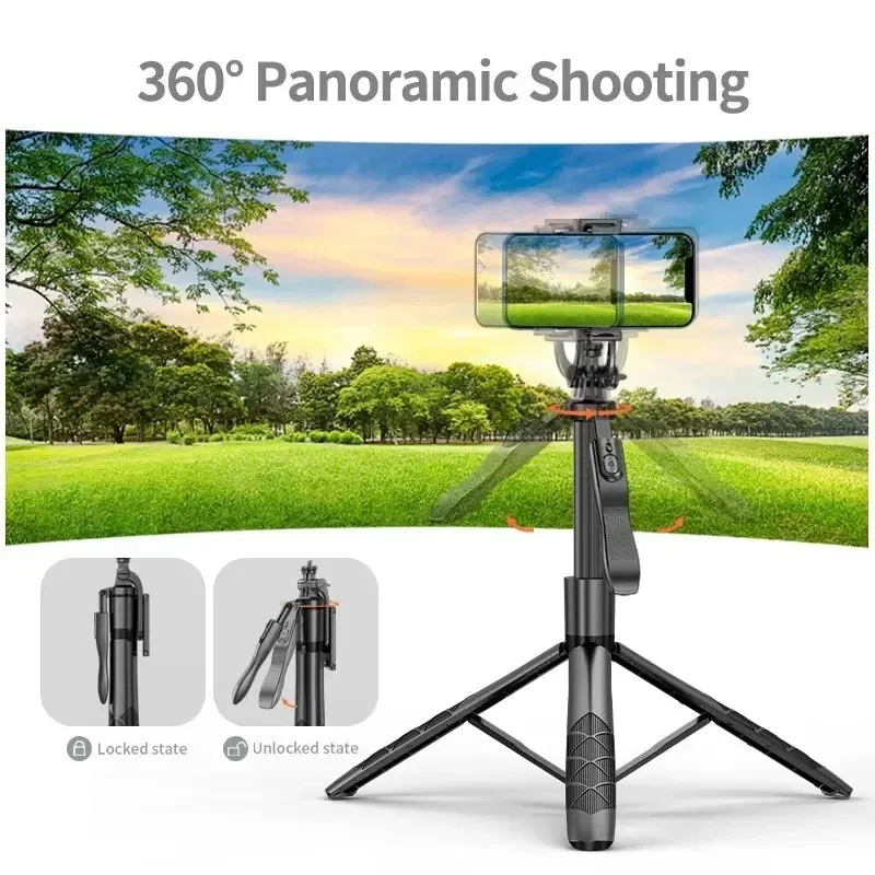 INRAM-штатив для селфи монопод камер Gopro смартфонов iPhone 13 14 Xiaomi L16 1530 мм
