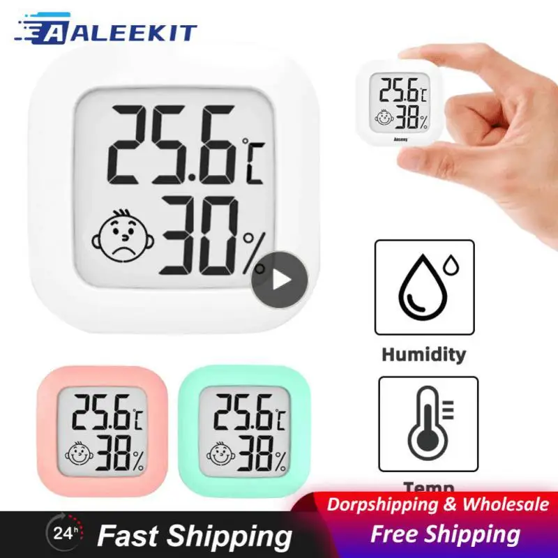 

Mini Upgrade Thermometer Hygrometer Room Thermohygrometer Digital Indoor Electronic Temperature And Humidity Meter Indoor Room