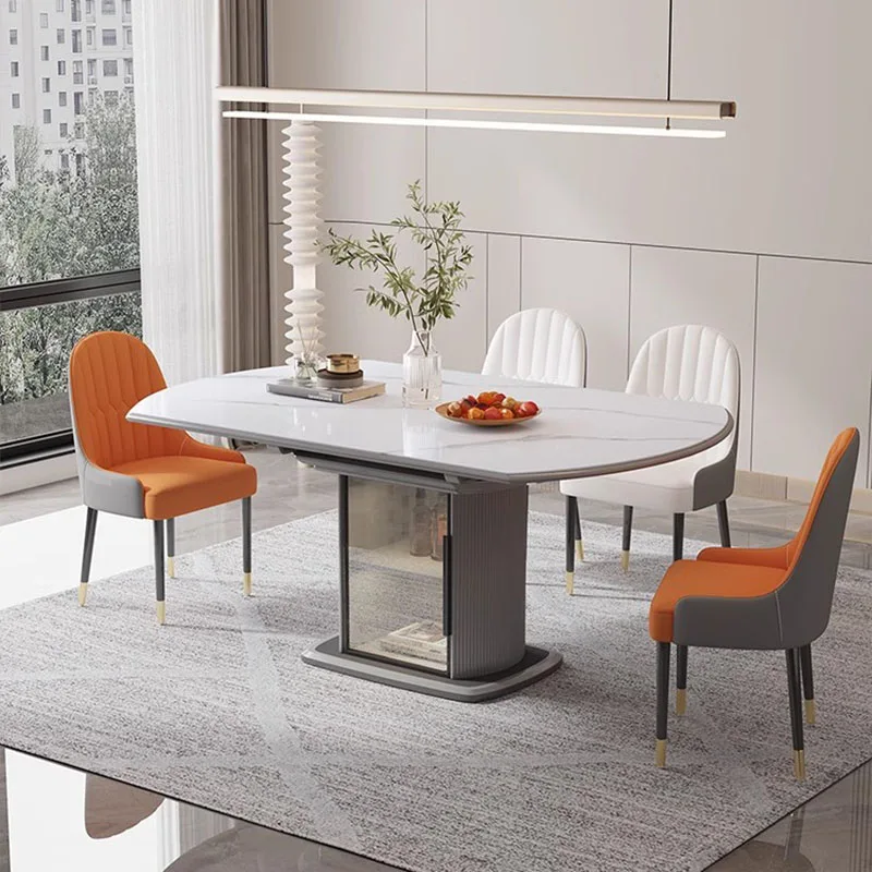 Новый минималистичный простой обеденный стол выдвижной ресторан квартира