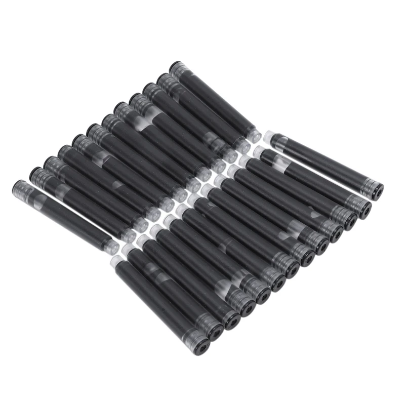 

Jinhao 25 PCS International Size Pen Ink Cartridge Black For Fountain Pens