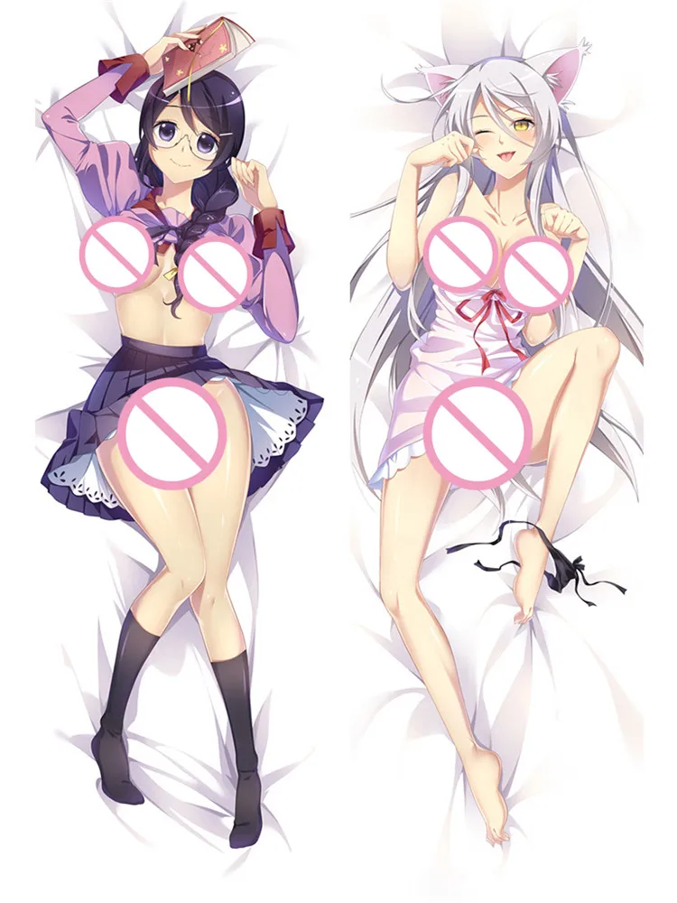 

Dakimakura Anime Bakemonogatari Hanekawa Tsubasa Pillowcase Home Bedding DIY Custom Pillow Cover Hugging Body Pillow Case