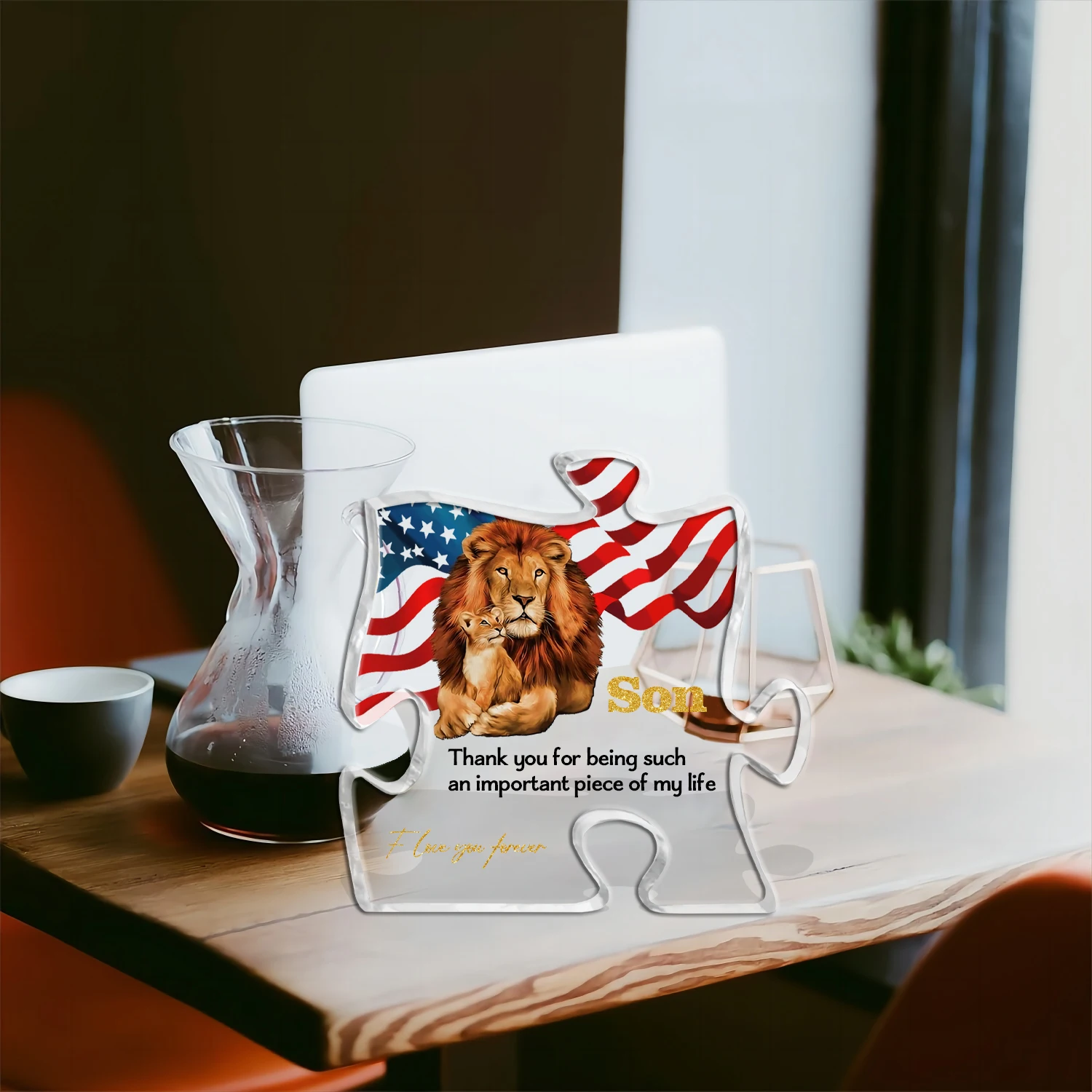 Акриловый Подарок На День Рождения От Родителей До Сына Праздничная Фигурка