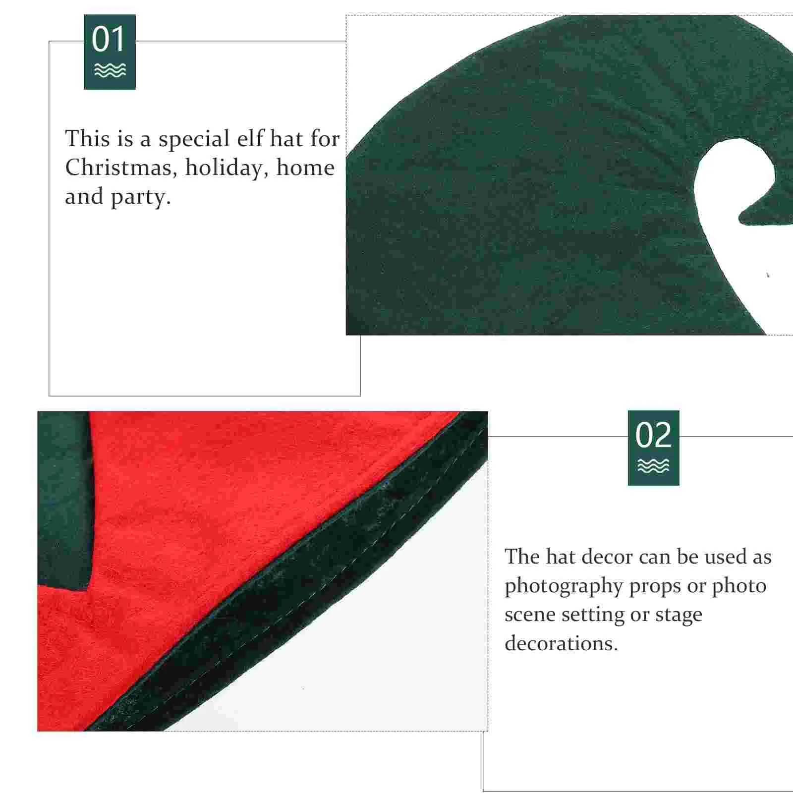 2-х шт. шляпа Санта-Клауса вечерние декоративные шапки рождественские детские