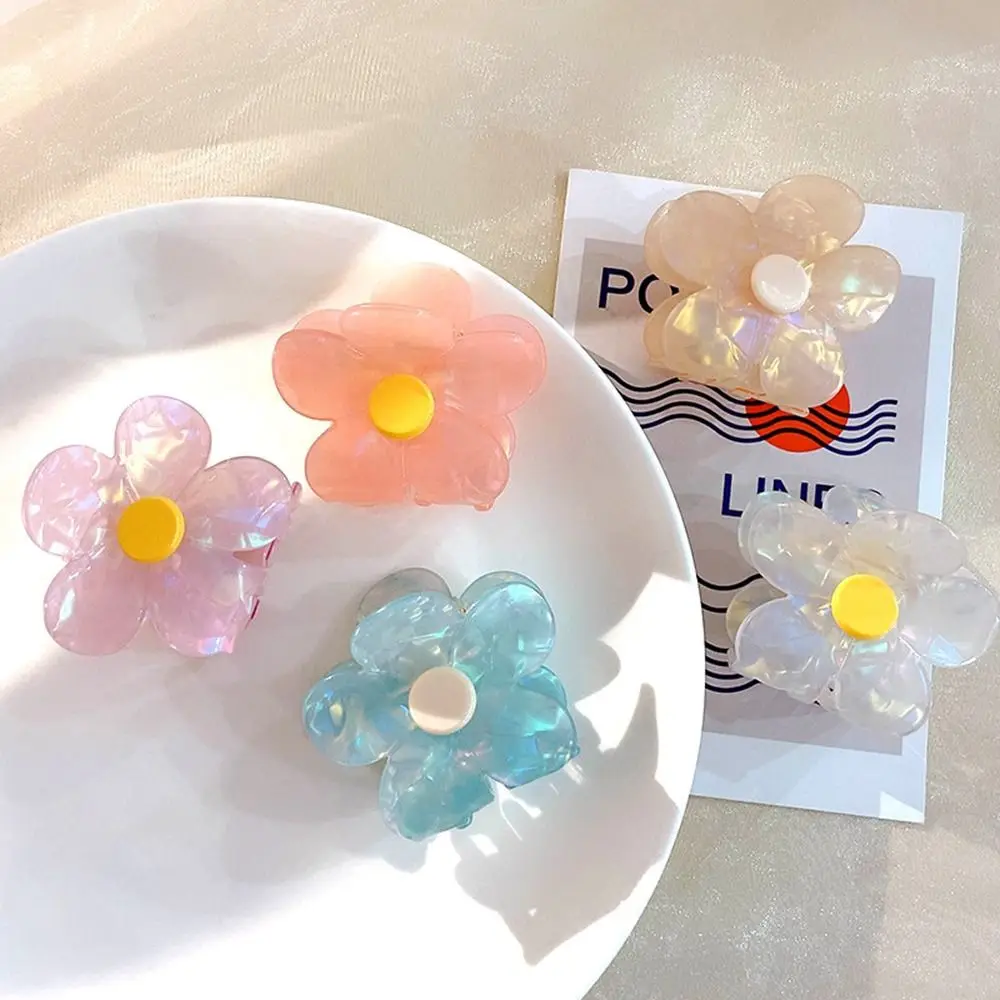 

Hairpin Acetic Acid Small Hair Claws Small Hair Clip Flower Hair Claw Female Hair Accessories Korean Style Headwear