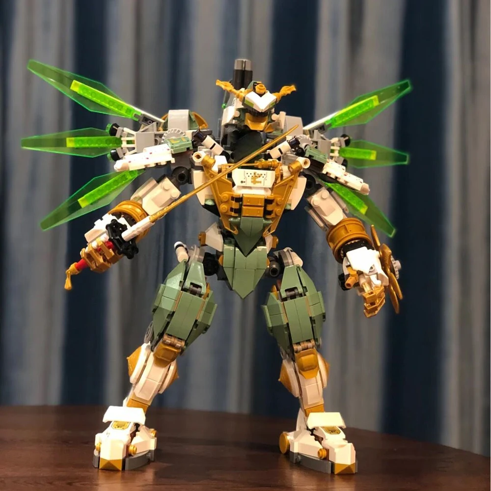 

Hot Sale Ninja Model Moc Modular Building Blocks Brick Titan Mech Action Dolls Educational Kids Christmas Gifts Toys 70676