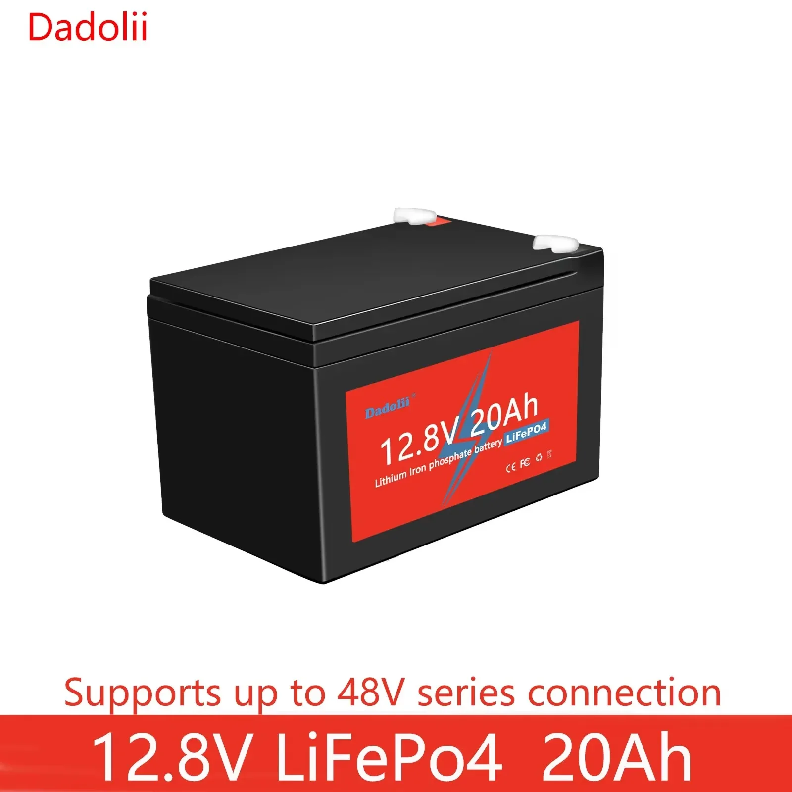Фото Новый аккумулятор LiFePo4 12 В, 20 Ач, литий-железо-фосфатный аккумулятор 12 В, 24 В, LiFePo4 для детских скутеров, лодочного двигателя, без налога №2