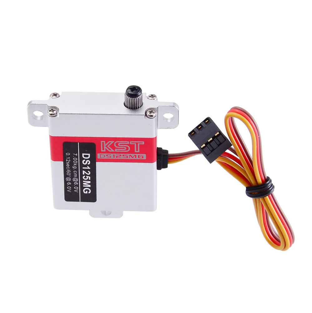 

KST DS125MG 10mm 7KG High Torque Metal Gear Digital Servo for Fixed-wing Drone UAV Helicopter Airplane RC Models