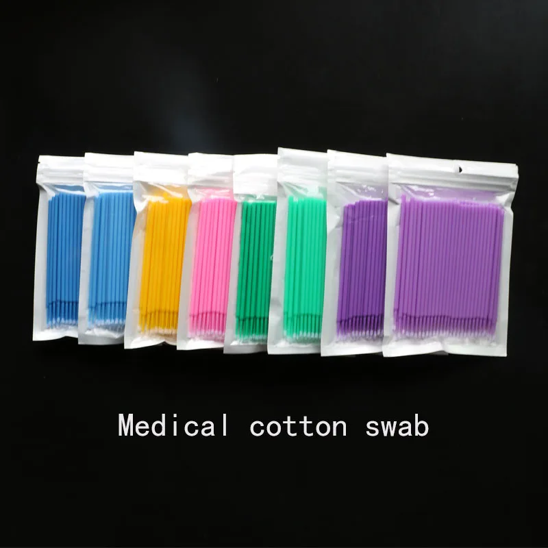 

Eyelash Brushes Cotton Disposable Cotton Swab Eyelash Extension Tools Tattoo Eyelash Extension Individual Applicator Supplies