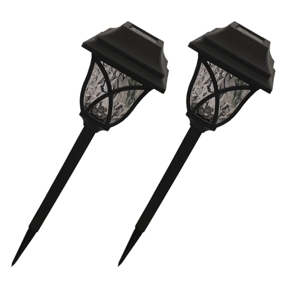 

2pcs LED Solar Powered Lamp Solar Landscape Stake Light Garden Stake Lamps