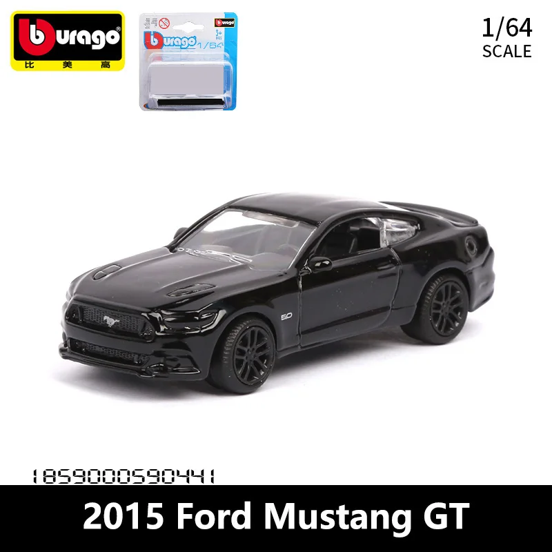 

Модель автомобиля Ford Mustang GT из сплава, 1:64, 2015