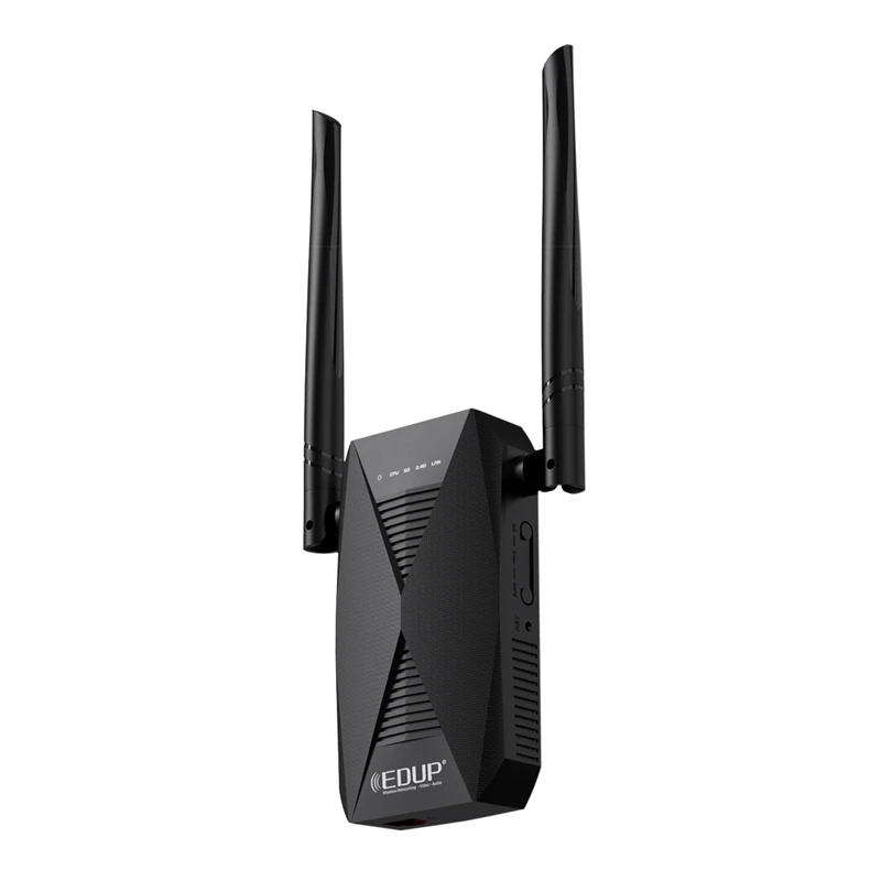 

EDUP 1200M Wifi Repeater Dual Band 2.4G&5Ghz Wifi Extender Wireless 802.11AC Router Signal Booster For Home Wlan Port Amplifier