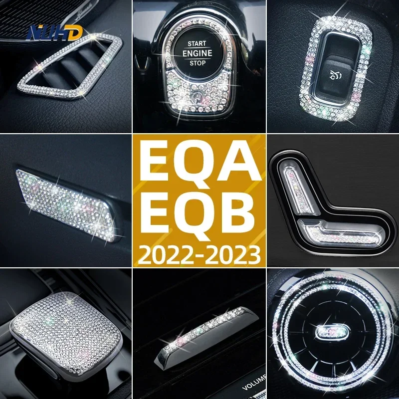 Для Mercedes-Benz EQA EQB EQA260 EQB350 Series Diamond автомобильная внутренняя отделка декоративные